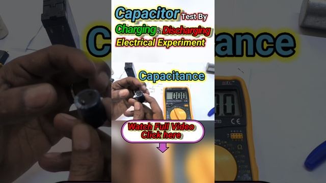 Capacitor Charging and Discharging Test #electriclearning #electricalengineering #electriction смотреть онлайн
