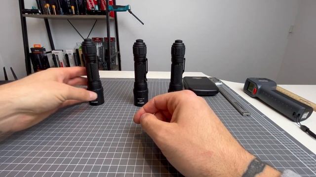 SBT90.2 Vs SFT40 Vs CULPM1 Check Out The Difference Between These 3 Amazing EMITTERS #edc #tactical