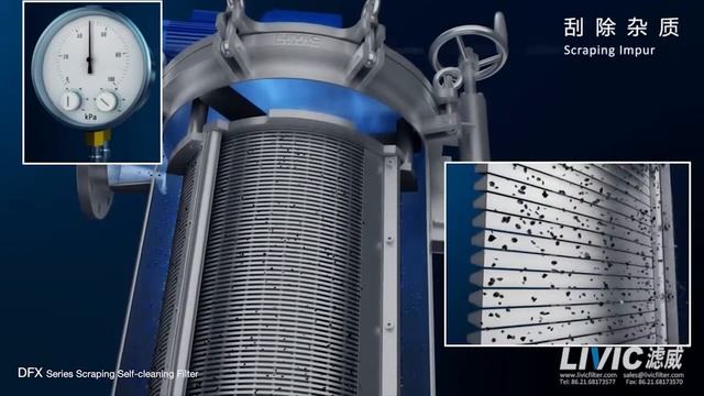 Scraping Self-cleaning Filter | EdgeFlo® Self-cleaning Filter｜LIVIC DFX Series смотреть онлайн