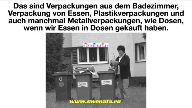 DTZ Prüfung A2 - B1 I Mülltrennung I Bildbeschreibung