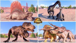 All Dinosaurs Cute Moments Animations 🦖 Jurassic World Evolution 2