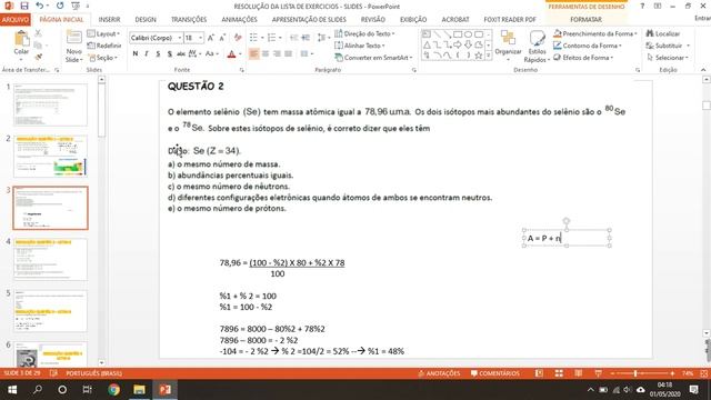 RESOLUÇÃO DA LISTA PARTE 1 смотреть онлайн