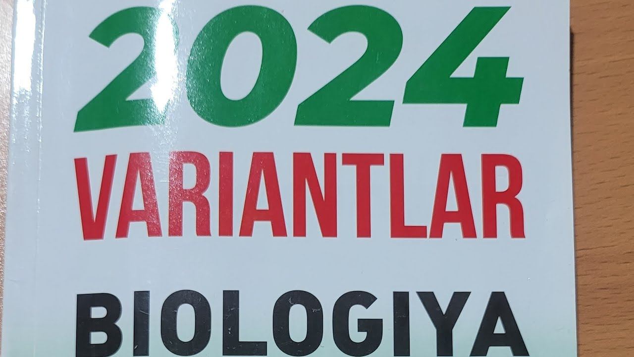 Biologiya 2024. 5- Variant. Test Tahlili.