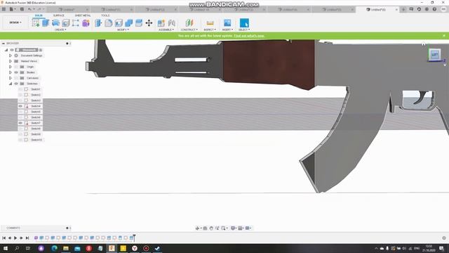 AK47 -Fusion 360 смотреть онлайн