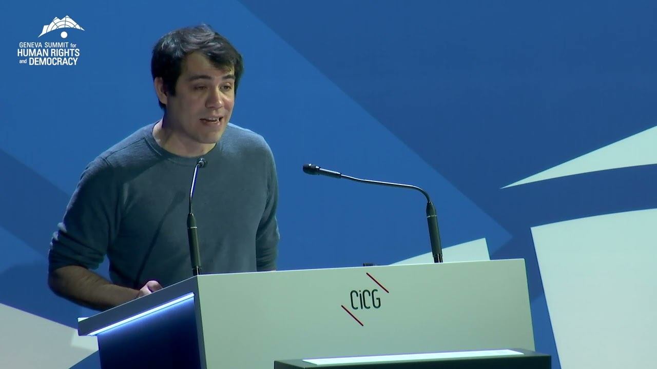 Hamlet Lavastida on Cuba at the 2022 Geneva Summit for Human Rights and Democracy смотреть онлайн