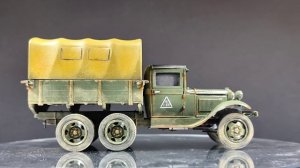 Советский грузовик ГАЗ-ААА сборная модель 1/35 (Звезда)