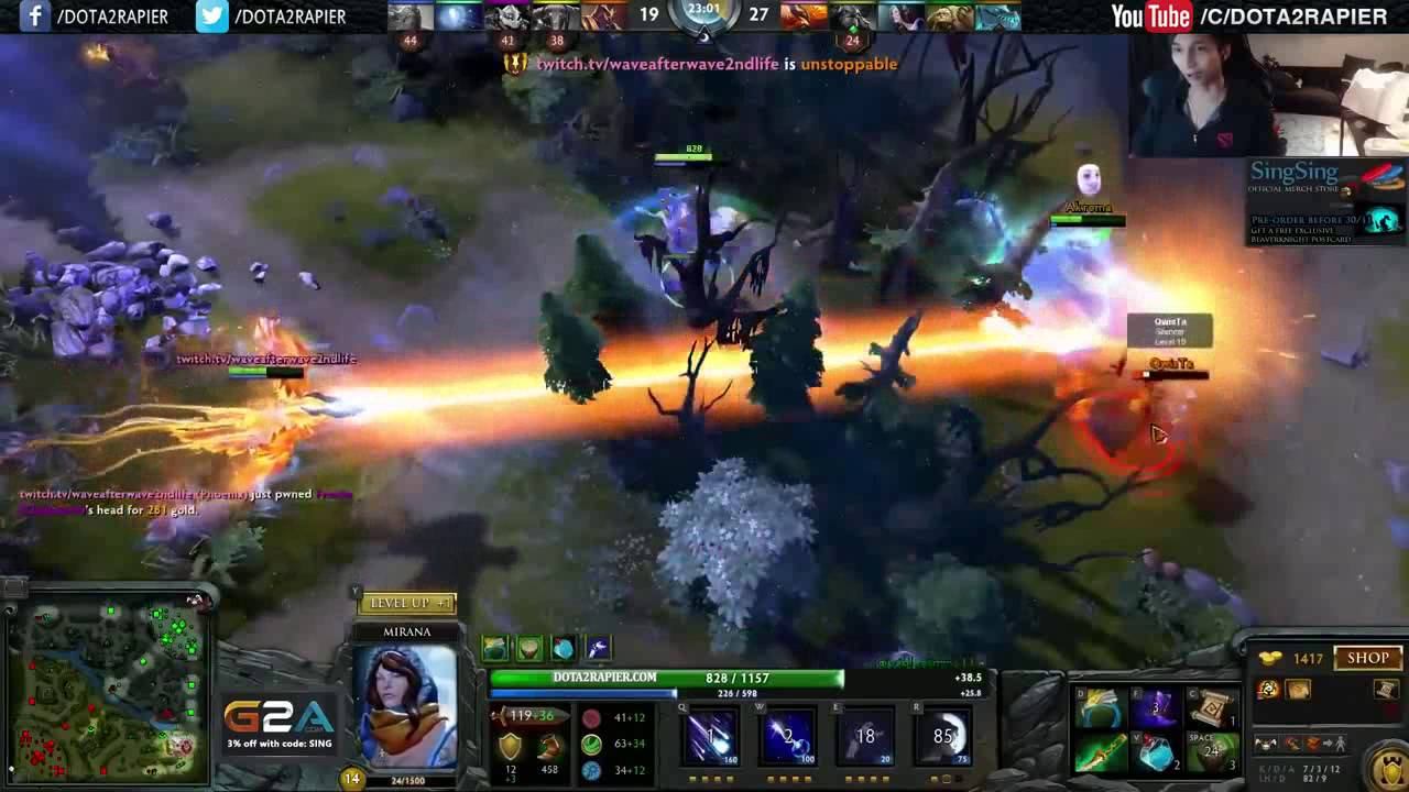 Gameplay of SingSing Dota 2 MLG my mirana смотреть онлайн