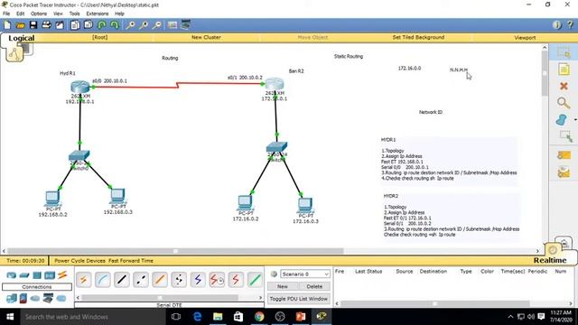 How to configure static routing between 2 routers | Static router configuration | CCNA смотреть онлайн