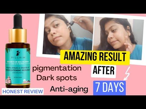 Pilgrim Alpha Arbutin and Vitamin C Serum ! Brightening Serum for Pigmentation смотреть онлайн