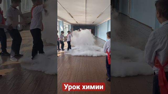 Сделали эксперимент на уроке химии. Такой подход детям нравится смотреть онлайн