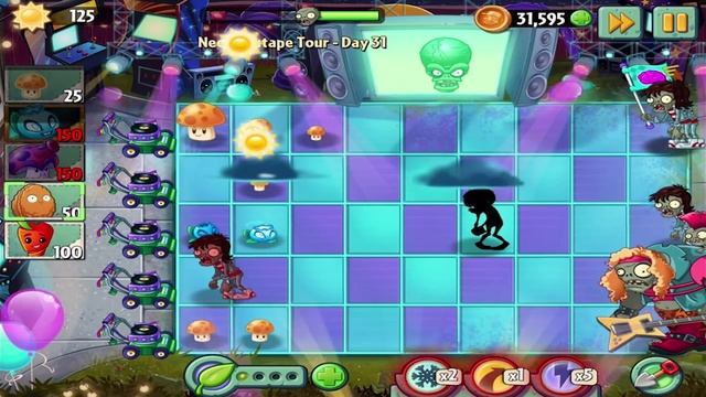 Plants vs Zombies 2: Neon Mixtape Tour - Day 31 Walkthrough смотреть онлайн