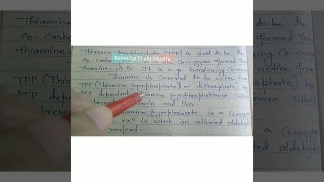 Thiamine Pyrophosphate (TPP)