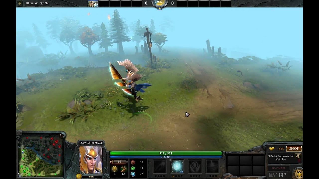 Skywrath Mage Dota 2 Feather Blade смотреть онлайн