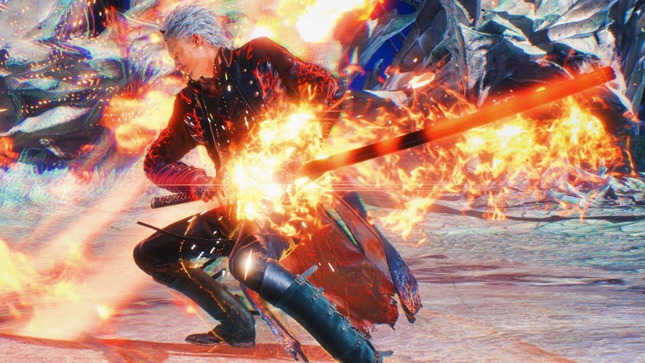 Fire Inside - Vergil Vs Dante - DMC5 смотреть онлайн