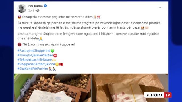 Report TV -Ndalimi i qeseve plastike njëpërdorimshe, nga 1 korriku nisin gjobat për bizneset! смотреть онлайн