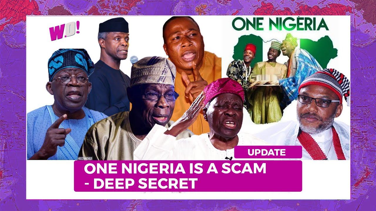 DEEP TRUTH: ONE NIG IS A SCAM, TINUBU, OSINBAJO OPT. OUT, WHY NORTHERNERS WON'T SURPORT REFERENDUM.