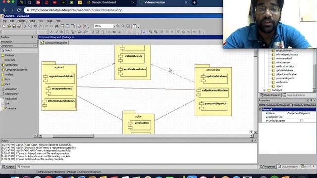 Component Diagram in StarUML смотреть онлайн