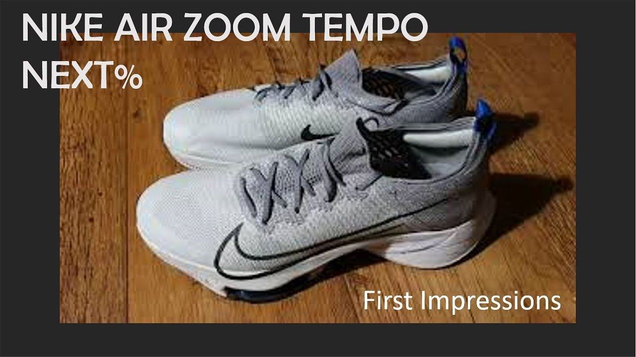 Nike Air Zoom Tempo NEXT% - first impressions смотреть онлайн