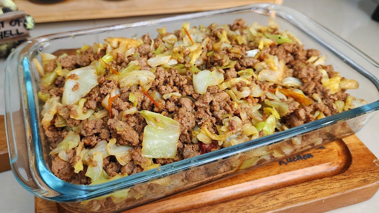 Ginisang Repolyo with Giniling Recipe смотреть онлайн