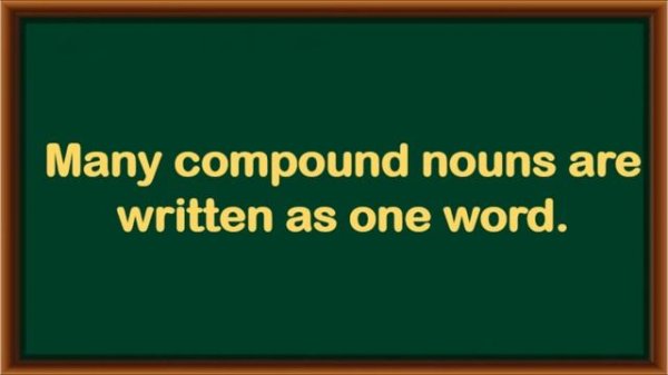 Compound Nouns