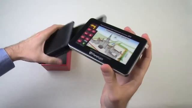 Обзор навигатора Prestigio GeoVision 5566 смотреть онлайн