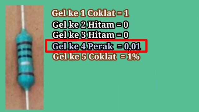 Cara menghitung resistor 4 gelang warna dan 5 gelang warna || Resistor 1 Ohm смотреть онлайн