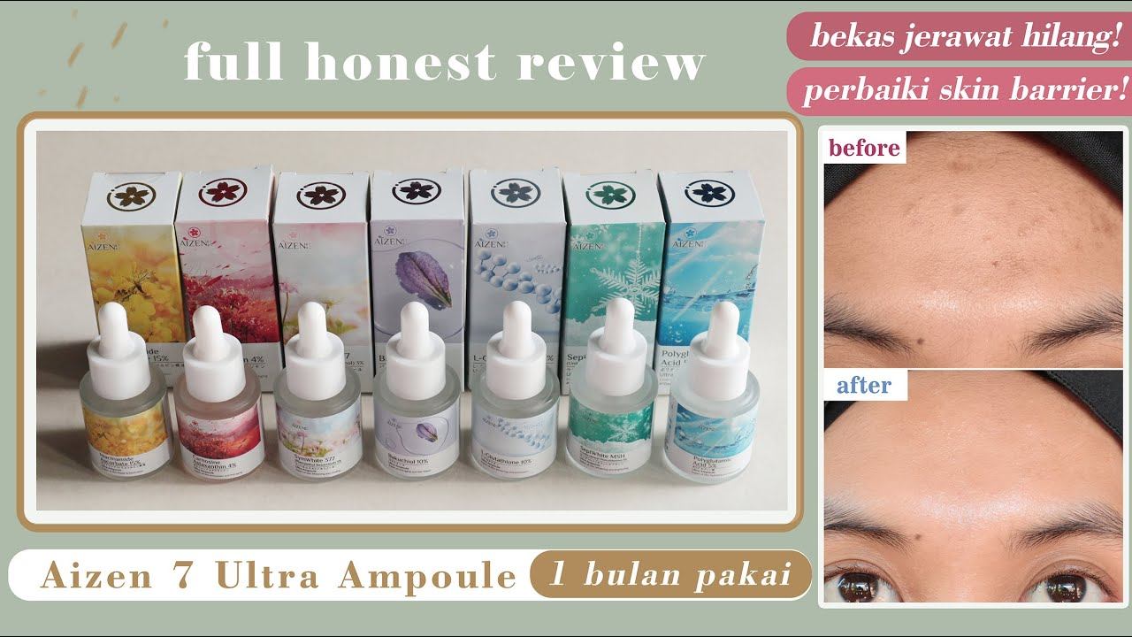 Skincare BUMIL dan REMAJA ♥ Full Review Ultra Ampoule Aizen 4 MINGGU PEMAKAIAN смотреть онлайн