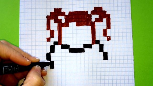 Как Рисовать Логотип Канала Пикселька ♥ Рисунки по Клеточкам - Pixel Art