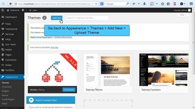 WordPress. How To Install WordPress Engine And Template On Local Server смотреть онлайн