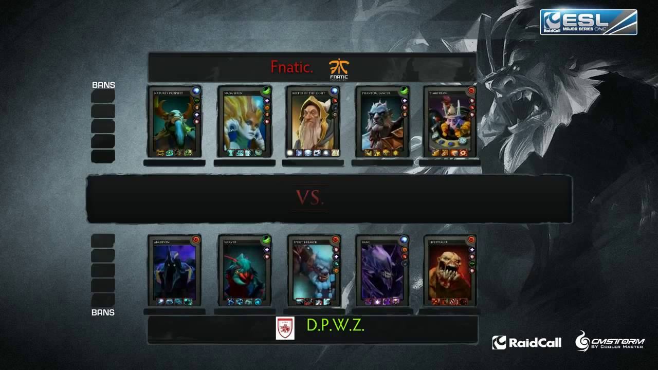 Dota 2 FnaticEU vs D P W Z EMS One Fall 2013 Cup #2 смотреть онлайн