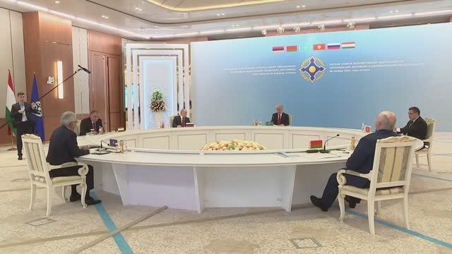 Саммит ОДКБ. Заседание в узком составе