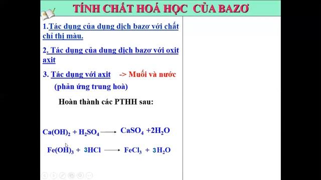 HÓA 8- PHẢN ỨNG VỚI BAZƠ- THÍ NGHIỆM NÓNG-ĐẸP MẮT смотреть онлайн