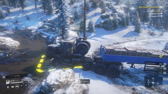 SnowRunner - АЛЯСКА - КОНТРАКТ - ДОСТАВКА В ДЕРЕВНЮ #snowrunner смотреть онлайн