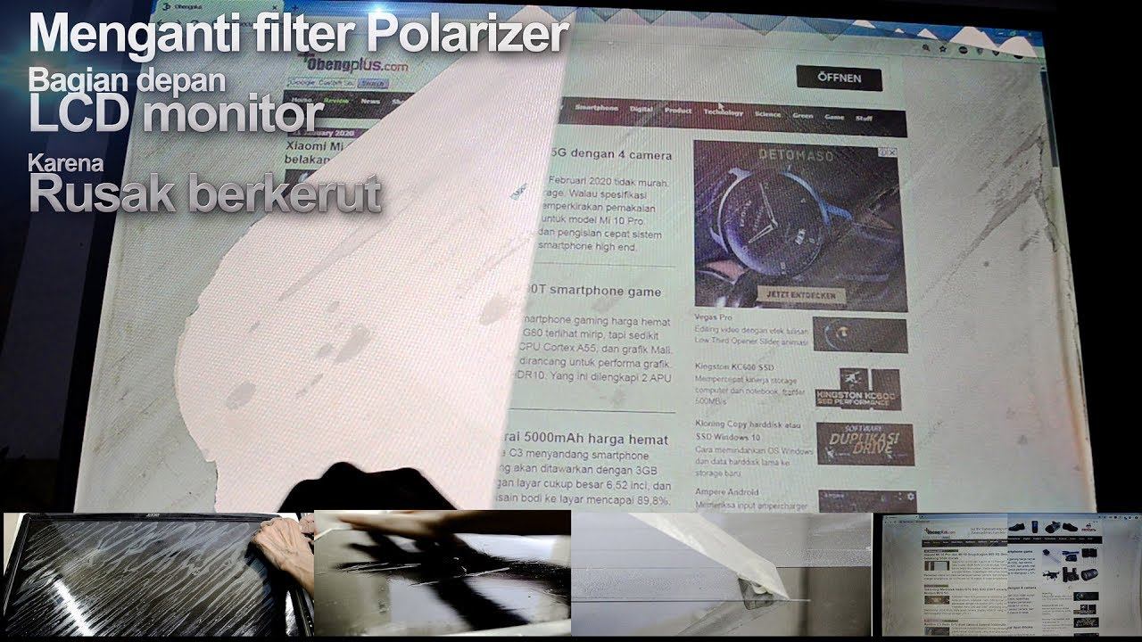 Repair wrinkled TV monitor screen смотреть онлайн
