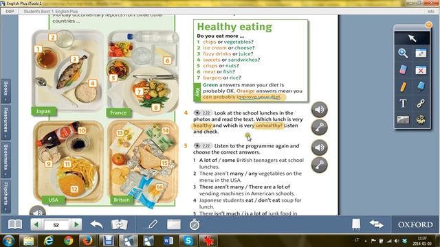 72 Vocabulary and listening Food and drinks смотреть онлайн
