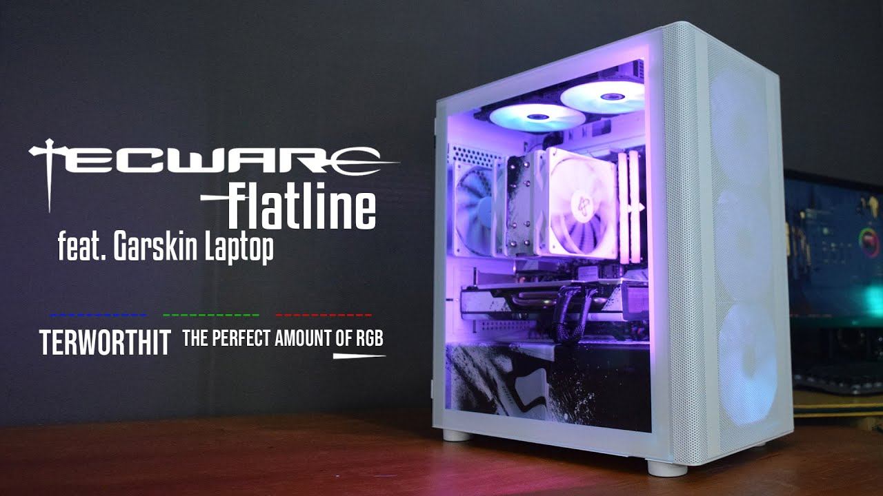 Rakit PC Gaming White Edition Feat. Tecware Flatline