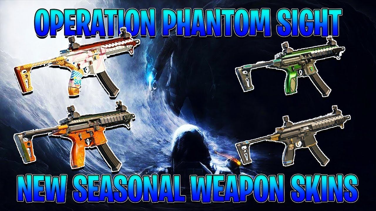 NEW OPERATION PHANTOM SIGHT SEASONAL WEAPON SKINS [TTS] - Rainbow Six Siege Operation Phantom Sight смотреть онлайн