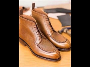 КРАСИМ БОТИНКИ КРАСКОЙ KENDA FARBEN-МУЖСКАЯ ОБУВЬ НА ЗАКАЗ-HAND MADE