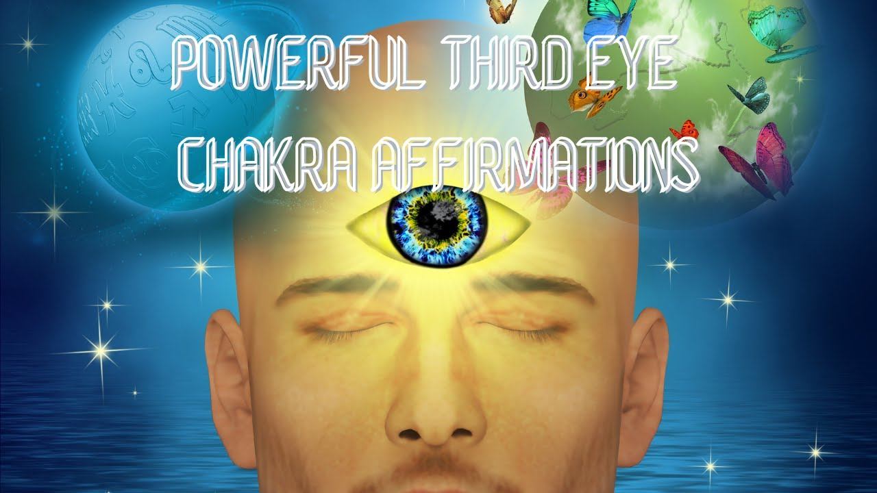 Third Eye Chakra Subliminal Affirmations (Ajna) - powerful healing affirmations with binaural beats смотреть онлайн