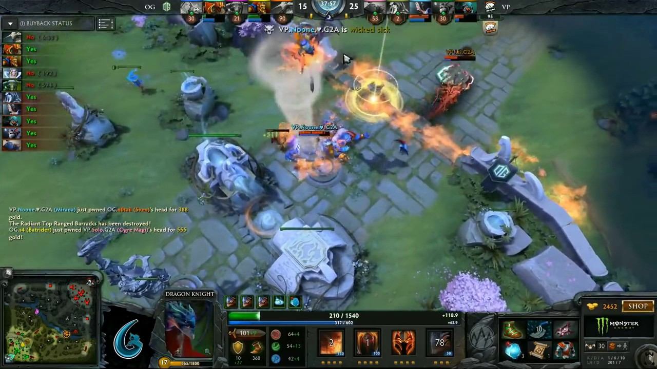 OG Dota2 vs Virtus.pro [Game 3] The Summit 6 Dota Highlights смотреть онлайн