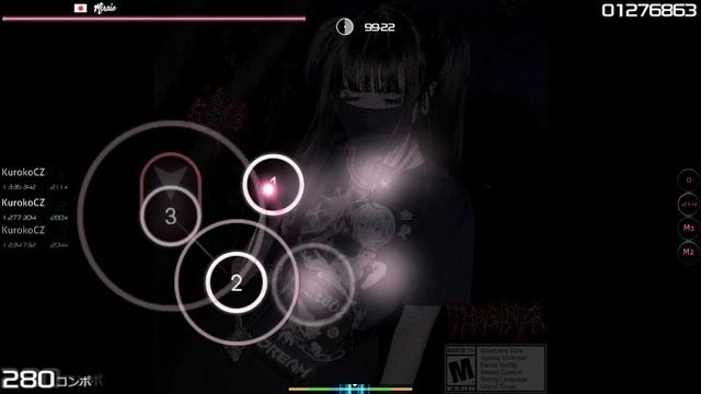 Osu! - KERAUNOS - (3,64*) - (96,09% accuracy) смотреть онлайн