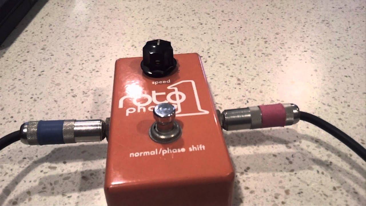 Vintage Maxon roto phase 1 doppler effects instrument pedal test смотреть онлайн