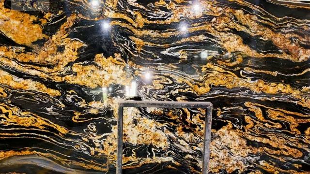 Brazil Fusion Black Quartzite Slab смотреть онлайн