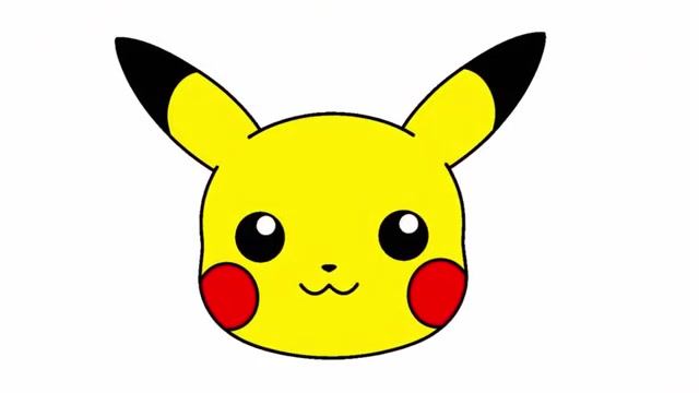 КАК НАРИСОВАТЬ ЛИЦО ПИКАЧУ ЛЕГКО ⚡