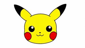 КАК НАРИСОВАТЬ ЛИЦО ПИКАЧУ ЛЕГКО ⚡