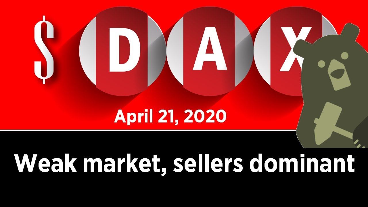 $DAX - Weak market, sellers dominant - April 21, 2020 смотреть онлайн