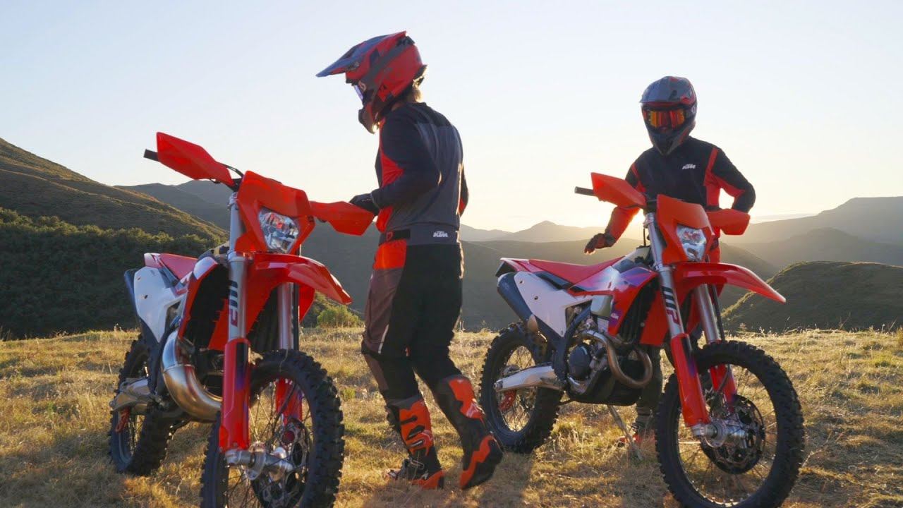 KTM 300 EXC TBI vs KTM 350 EXC-F | 2024 Models смотреть онлайн