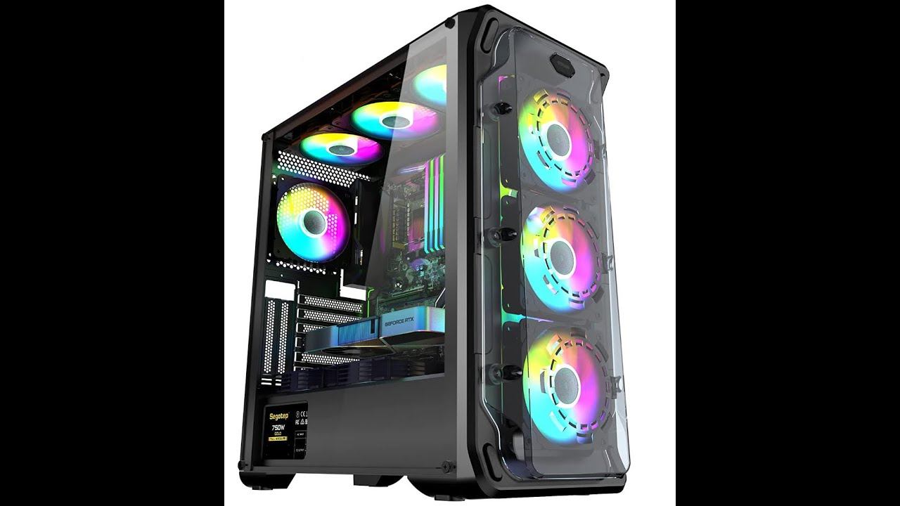 Segotep LUX 360 PC Case with 4 Pre-Installed ARGB Fans смотреть онлайн