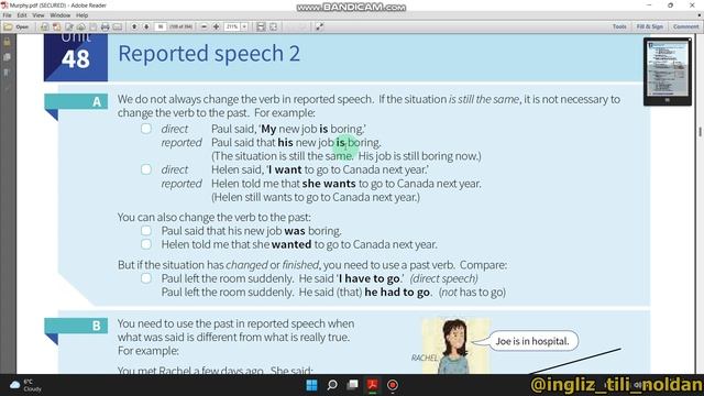 MURPHY KITOBIDAN  DARSLAR.  47-48 UNIT  ! INGLIZ TILI 0 DAN, INGLIZ TILINI O'RGANISH