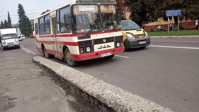 ПАЗ-32053 АС0894АХ рейсом Володимир-Волинський-Маркостав смотреть онлайн